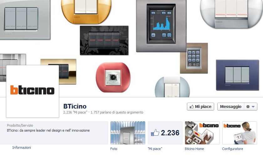 BTicino e i social network