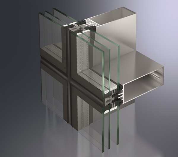 Facciate isolate con il sistema Schüco FW 50+ SG.SI