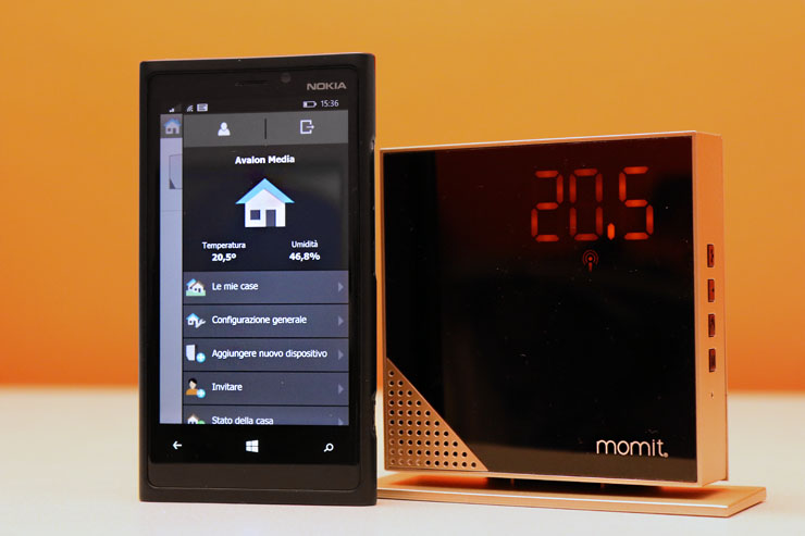 momit Home Thermostat, climatizzazione smart per edifici intelligenti