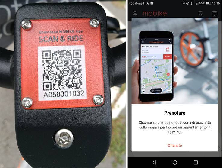 Il bike sharing “libero” di Mobike, prova su strada a Milano