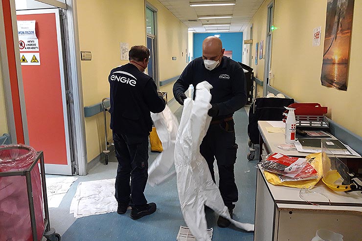 Sanificazione degli ospedali, ENGIE Italia è al lavoro