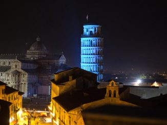 Enel illumina di blu la Torre di Pisa per il 70° anniversario dell’ONU