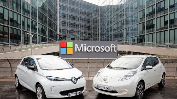 Renault-Nissan e Microsoft sviluppano l’auto connessa del futuro