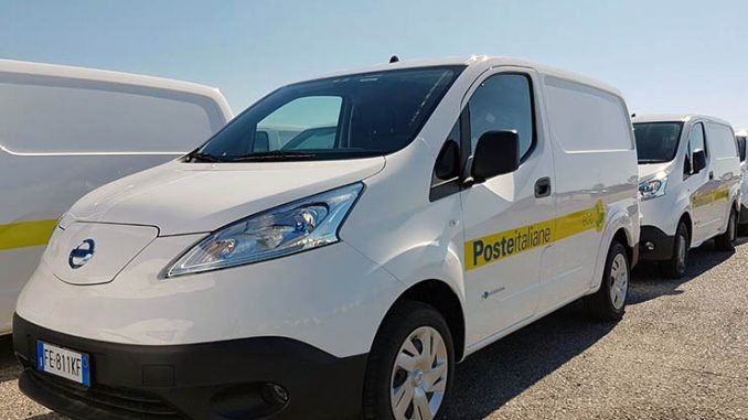 Nissan e-NV200, ecco la flotta commerciale elettrica di Poste Italiane