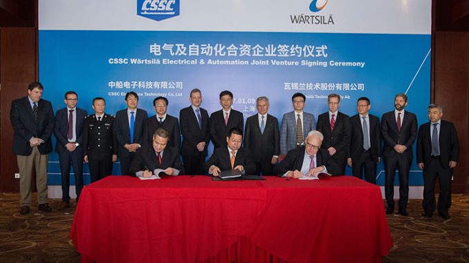 CSSC e Wärtsilä, una nuova joint venture Electrical & Automation