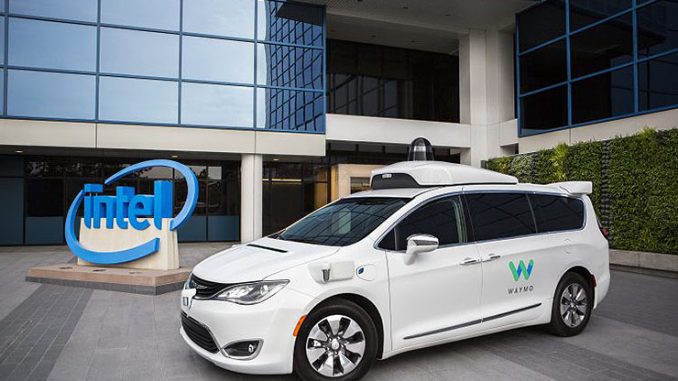 Waymo e Intel sviluppano la tecnologia per la guida autonoma