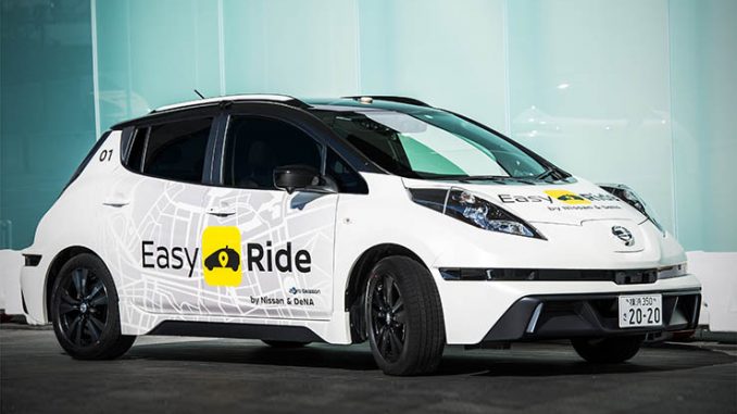 Nissan e DeNA portano al debutto la mobilità robotizzata Easy Ride