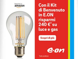 E.ON e Amazon, arriva il Kit di benvenuto