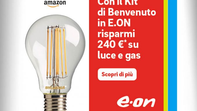 E.ON e Amazon, arriva il Kit di benvenuto