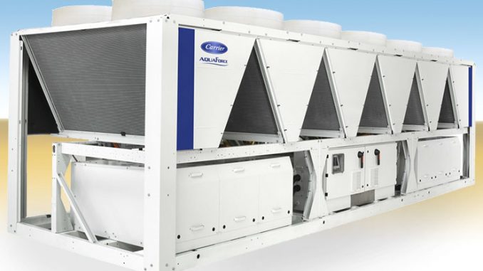 Carrier AquaForce 30XB, refrigeratori a vite fino a 1.700 kW